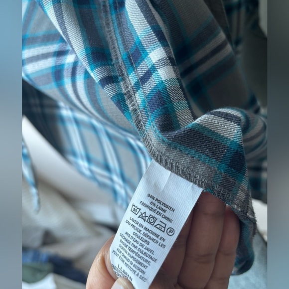 L.L BEAN | mens performance flannel | size medium - Picture 6 of 6